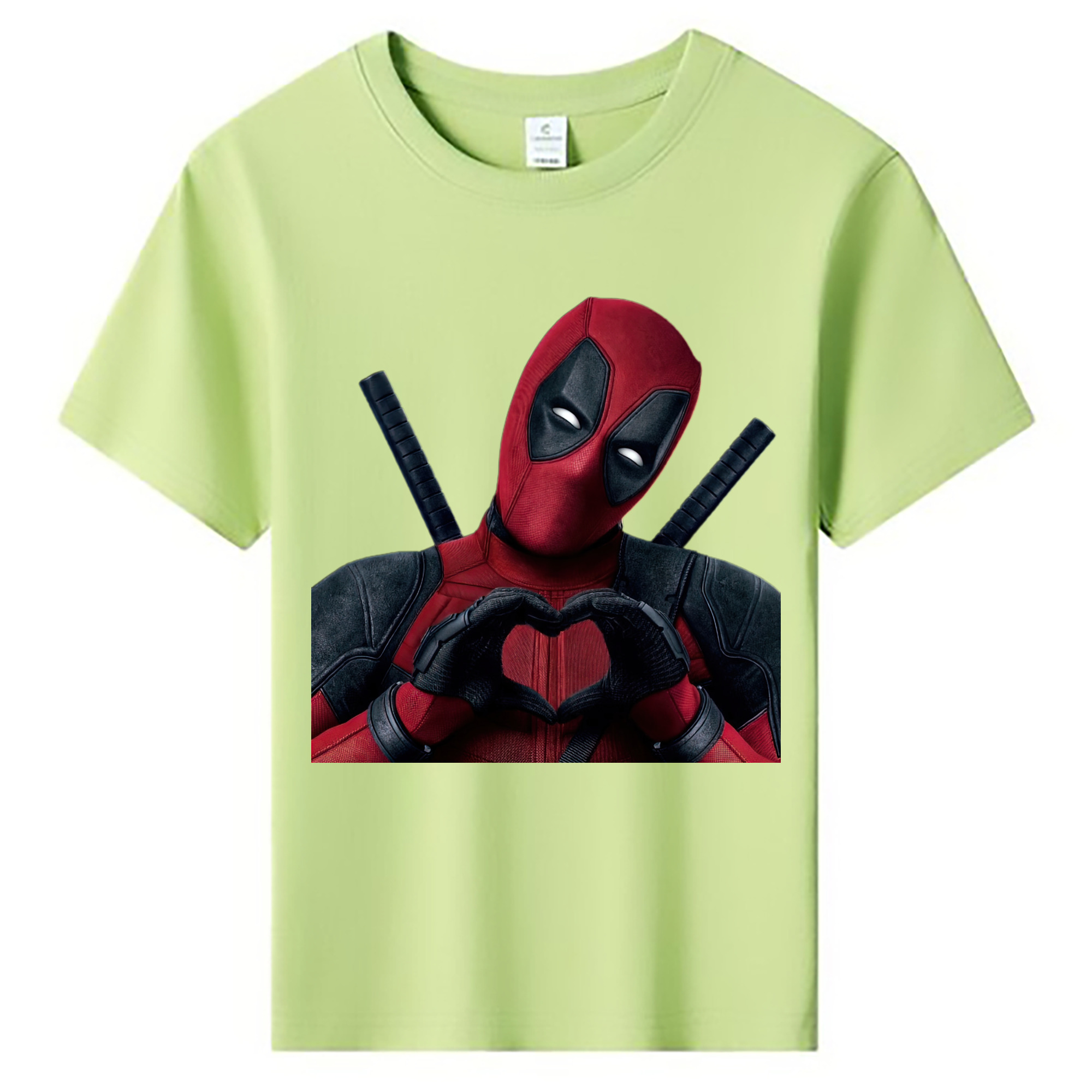 （画像用） Deadpool デッドプール 綿100％キッズTシャツ（フロントプリント）